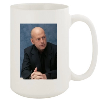 Bruce Willis 15oz White Mug