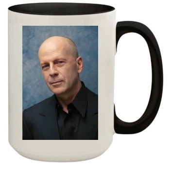 Bruce Willis 15oz Colored Inner & Handle Mug