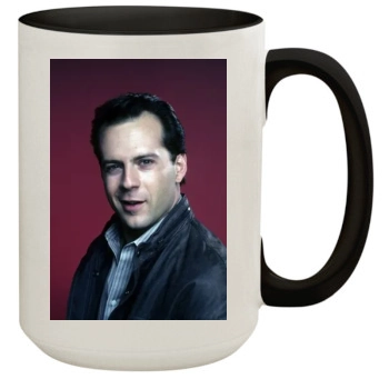 Bruce Willis 15oz Colored Inner & Handle Mug