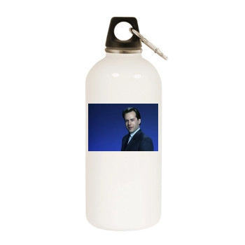 Bruce Willis White Water Bottle With Carabiner