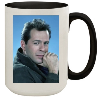 Bruce Willis 15oz Colored Inner & Handle Mug