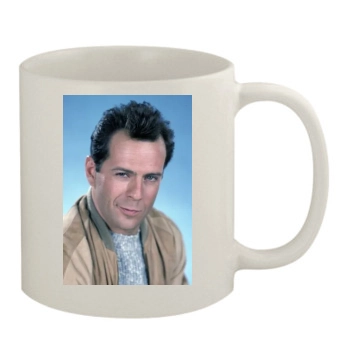 Bruce Willis 11oz White Mug