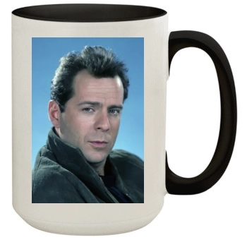 Bruce Willis 15oz Colored Inner & Handle Mug