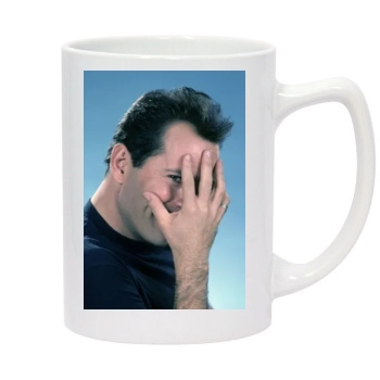 Bruce Willis 14oz White Statesman Mug