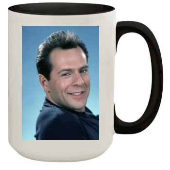 Bruce Willis 15oz Colored Inner & Handle Mug