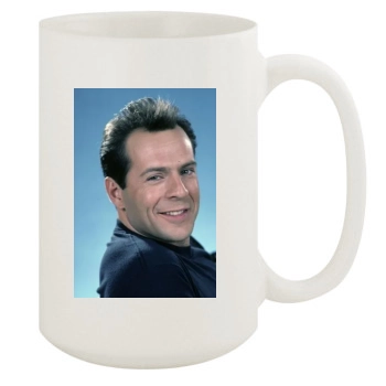 Bruce Willis 15oz White Mug