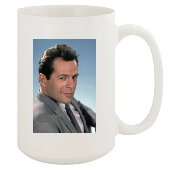 Bruce Willis 15oz White Mug