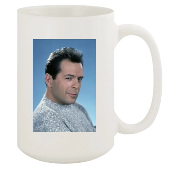 Bruce Willis 15oz White Mug