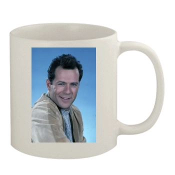 Bruce Willis 11oz White Mug