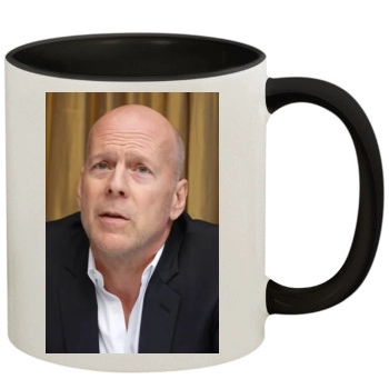 Bruce Willis 11oz Colored Inner & Handle Mug