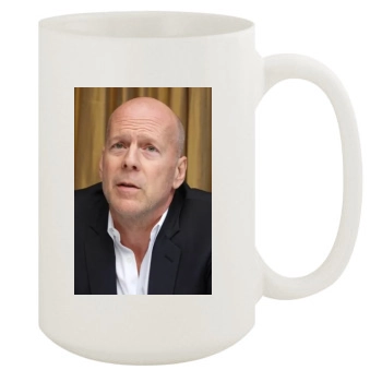 Bruce Willis 15oz White Mug