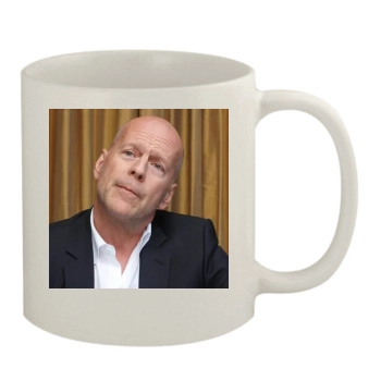 Bruce Willis 11oz White Mug