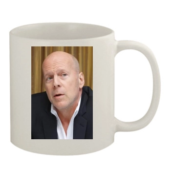 Bruce Willis 11oz White Mug