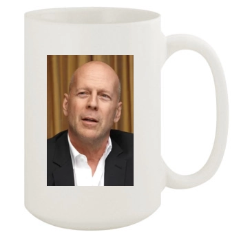 Bruce Willis 15oz White Mug