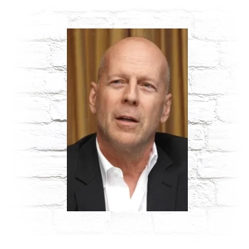 Bruce Willis Metal Wall Art