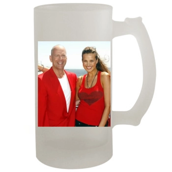 Bruce Willis 16oz Frosted Beer Stein