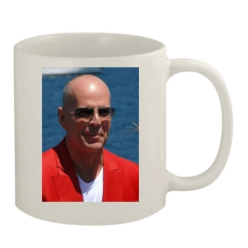 Bruce Willis 11oz White Mug