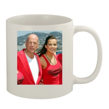 Bruce Willis 11oz White Mug