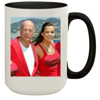 Bruce Willis 15oz Colored Inner & Handle Mug