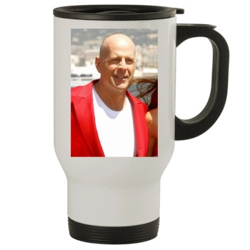 Bruce Willis Stainless Steel Travel Mug