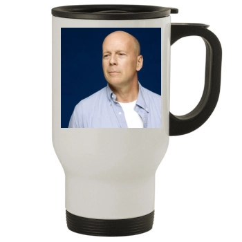 Bruce Willis Stainless Steel Travel Mug
