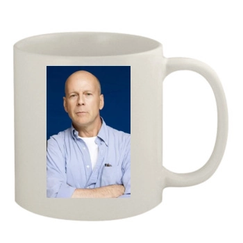 Bruce Willis 11oz White Mug