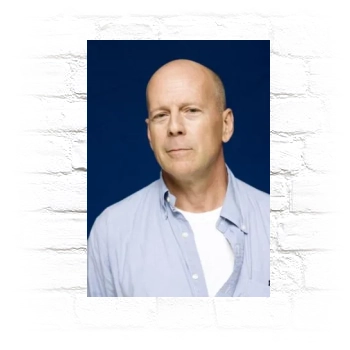 Bruce Willis Metal Wall Art