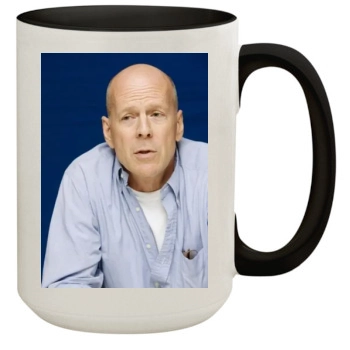 Bruce Willis 15oz Colored Inner & Handle Mug