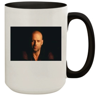 Bruce Willis 15oz Colored Inner & Handle Mug