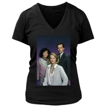 Bruce Willis Women's Deep V-Neck TShirt