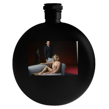 Bruce Willis Round Flask