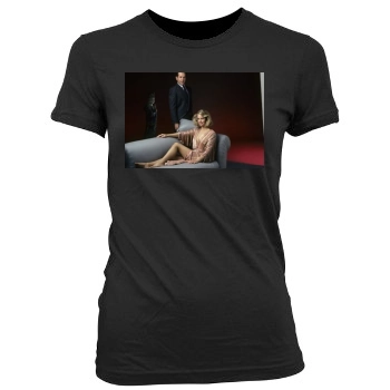 Bruce Willis Women's Junior Cut Crewneck T-Shirt