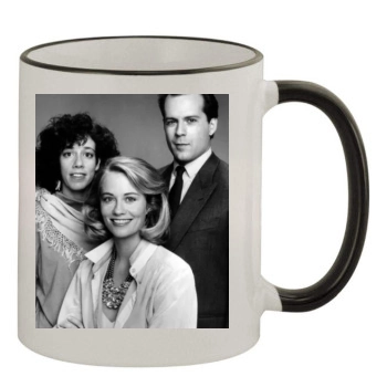 Bruce Willis 11oz Colored Rim & Handle Mug