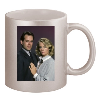 Bruce Willis 11oz Metallic Silver Mug