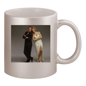 Bruce Willis 11oz Metallic Silver Mug