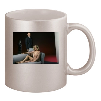 Bruce Willis 11oz Metallic Silver Mug