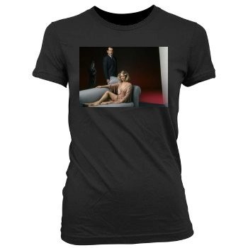 Bruce Willis Women's Junior Cut Crewneck T-Shirt