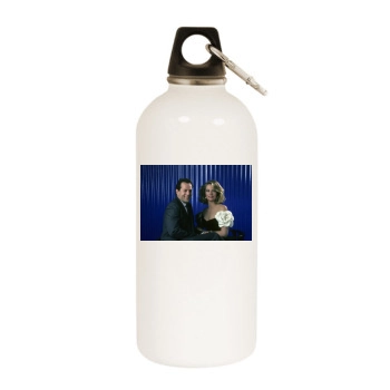 Bruce Willis White Water Bottle With Carabiner