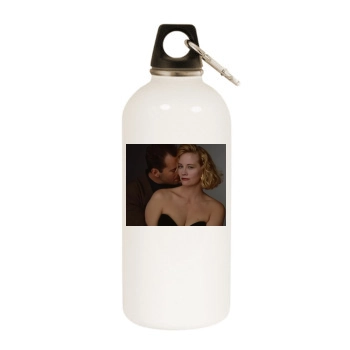 Bruce Willis White Water Bottle With Carabiner