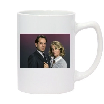 Bruce Willis 14oz White Statesman Mug