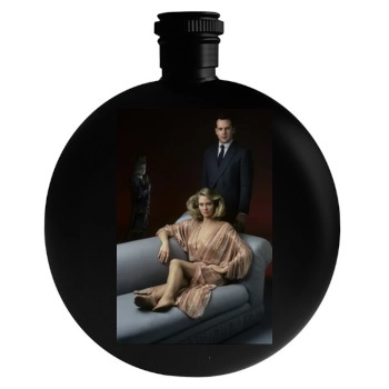 Bruce Willis Round Flask