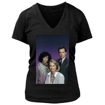 Bruce Willis Women's Deep V-Neck TShirt