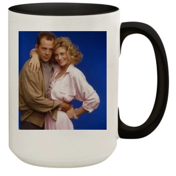 Bruce Willis 15oz Colored Inner & Handle Mug