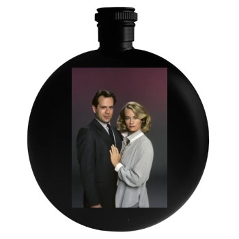 Bruce Willis Round Flask