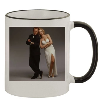 Bruce Willis 11oz Colored Rim & Handle Mug