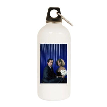 Bruce Willis White Water Bottle With Carabiner