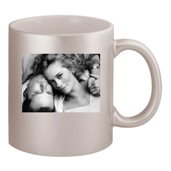 Bruce Willis 11oz Metallic Silver Mug