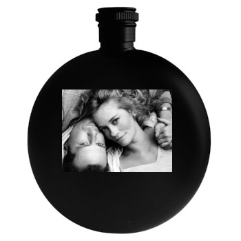 Bruce Willis Round Flask