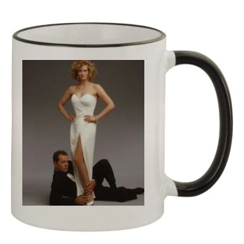 Bruce Willis 11oz Colored Rim & Handle Mug