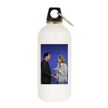 Bruce Willis White Water Bottle With Carabiner